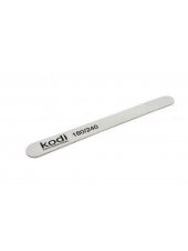 Пилка для ногтей «Капля» маленькая деревянная, 180/240 (цвет: белый) Kodi, Kodi